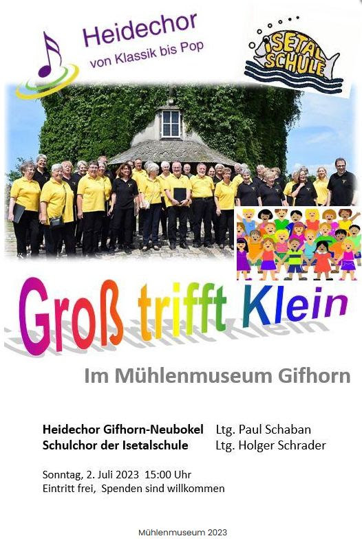Flyer "Groß trifft klein"