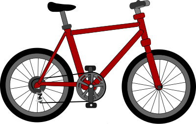 Clipart eines Fahrrades