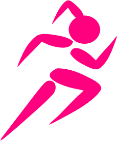 Sport-Icon Sprinterin